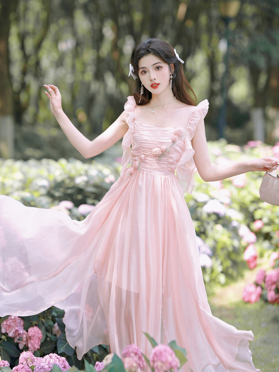 sachin and babi light blue dress Rose Island AW24 Elf Guardian - The Girl Fairy Angel Mini Dress - rose  island | 60% main image 0