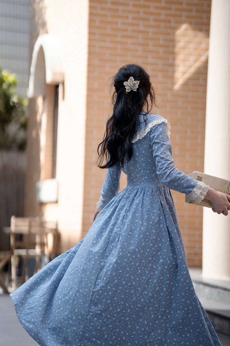 Thick Cotton Lace Trim Vintage Dress– The Cottagecore