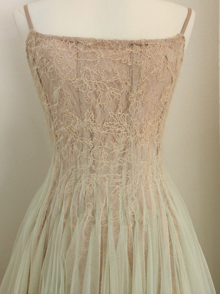 tulle cottagecore dress Fairy Boned Tulle Dress The Cottagecore