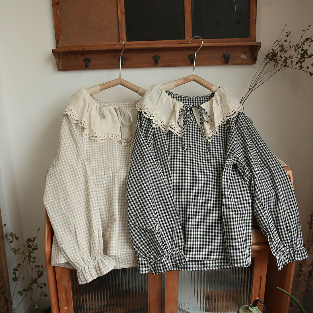 Big Cute Lace Collar Shirt– The Cottagecore