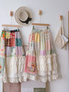 Super Cute Patchwork Skirt