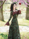 Halter Neck Ruffled Floral Dress