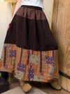 Linen Patchwork Skirt