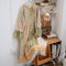 Bell Sleeve Floral Patchwork Dress