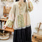 Bell Sleeve Patchwork Shirt