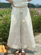 Floral Cami Top + Lace Embroidered Pants