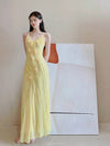 3D Flowers Slip Dress