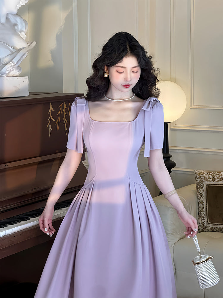 Elegant Soft Purple Dress– The Cottagecore