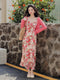 Romantic Vacation Slip Dress + Cardigan 2Pcs Set