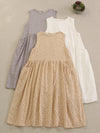 Cotton Eyelet Lace Overall Dress
