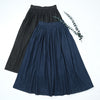 Cotton Denim A Skirt