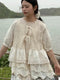 Lace Patchwork Vest
