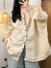 High Quality Tie-Dye Linen Blouse