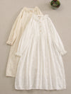 Cotton Lace Embroidered Dress