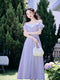 Feminine Off Shoulder 2 Way Dress