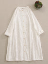 Lace Collar Embroidered Dress