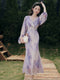 Elegant V Neck Dress
