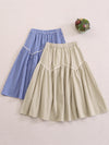 Cotton Plaid Skirt