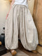 Linen Wide Leg Bloomers