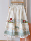 Cute Embroidered Skirt