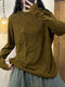 Hooded Solid Color Front Pocket Top