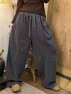 Loose Fleece Lined Pants