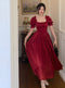 Antique Royal Satin Dress