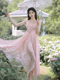 Fairy Pink Magical Dress The Cottagecore Fairy Pink Magical Dress The Cottagecore
