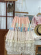 Lace Hem Mori Girl Skirt