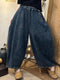 Dirtcore Baggy Denim Crop Pants