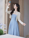 Elegant Cardigan + Dress 2pcs Set