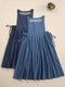 Denim Pinafore Dress