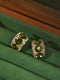 Royal Olivine CZ Diamond Earrings