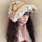 Vintage  Lace Bonnet Hat