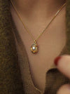 14k Gold Plated Freshwater Pearl Necklace