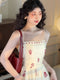 Cottagecore Embroidered Slip Dress