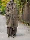 Naturecore Cotton Linen Trench Coat