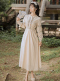Prairie Style Embroidered Dress