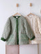 Cute Forest Girl Floral Quilted Coat