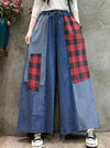 Patchwork Wide Leg Jeans