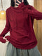 Hooded Solid Color Front Pocket Top