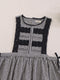 Lace Patchwork Pinafore Dress