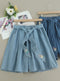 Mori Kei Denim Shorts