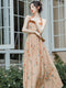 Halter Neck Slip Dress + Cardigan 2Pcs Set
