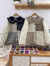 Cute Patchwork Quilted Coat