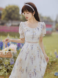 Romantic Vintage Floral Dress