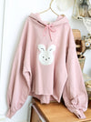 Cute Rabbit Loose Fit Hoodie