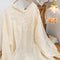 Quality Ramie Embroidered Blouse