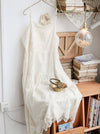 100% Cotton Lace Hem Slip Dress