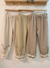 Cotton Drawstring Embroidered Bloomers